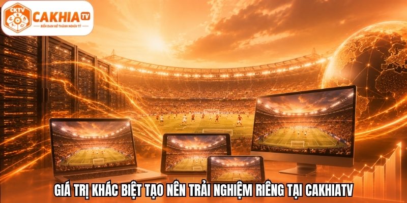 Giá trị khác biệt tạo nên trải nghiệm riêng tại CakhiaTV